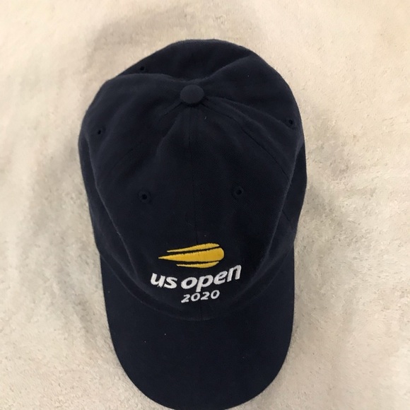 Quake City's "US Open 2020" Adjustable Navy Blue Tennis Tournament Ball Cap - Picture 4 of 15